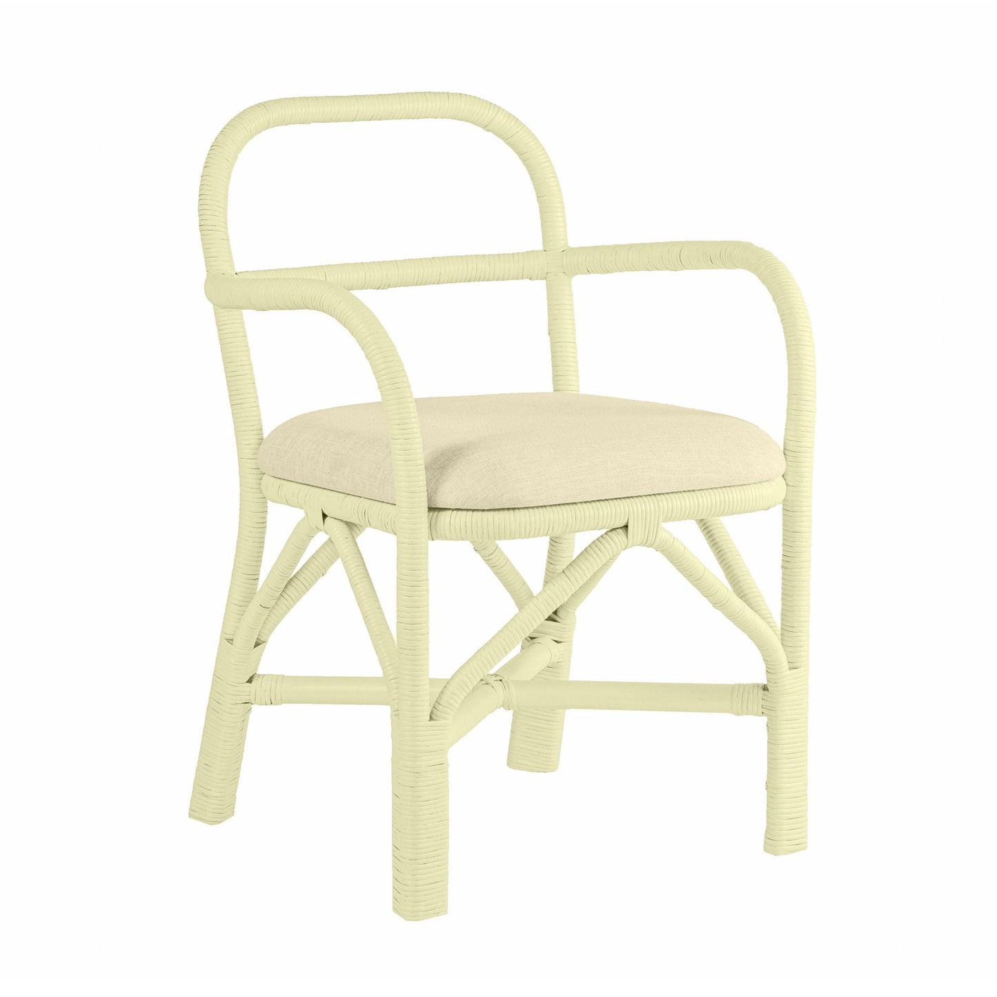 Ginny - Chaise de salle à manger en rotin