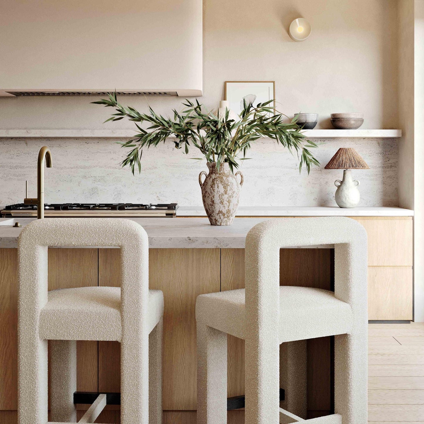 Hazel - Tabouret de comptoir Boucle