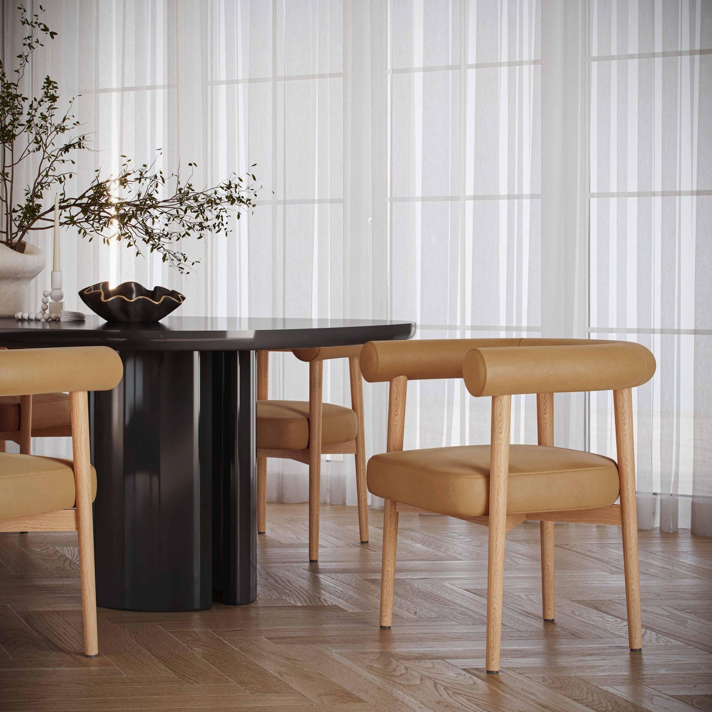 Spara - Chaise de salle à manger en similicuir