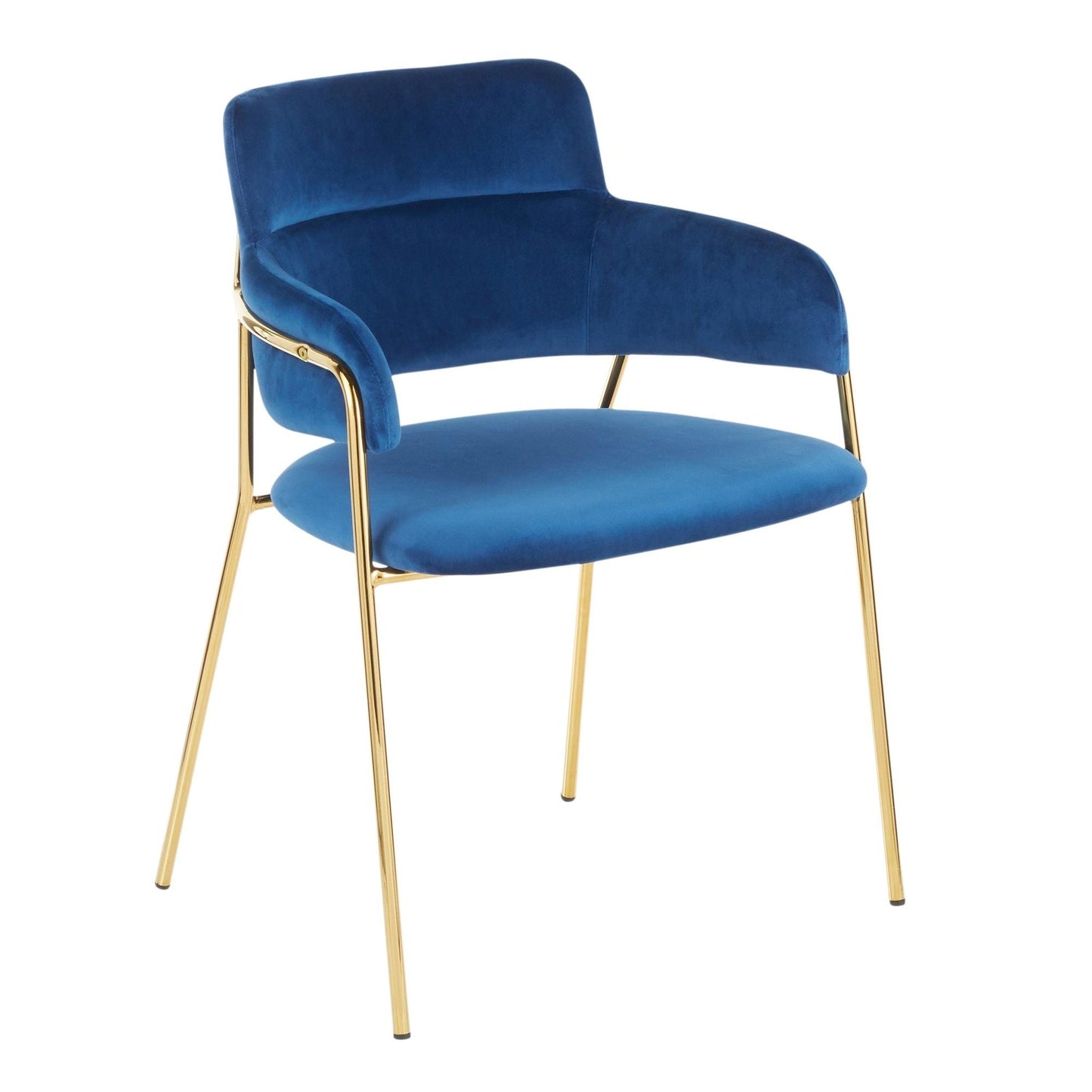 Napoli - Chaise - Métal doré (Lot de 2)