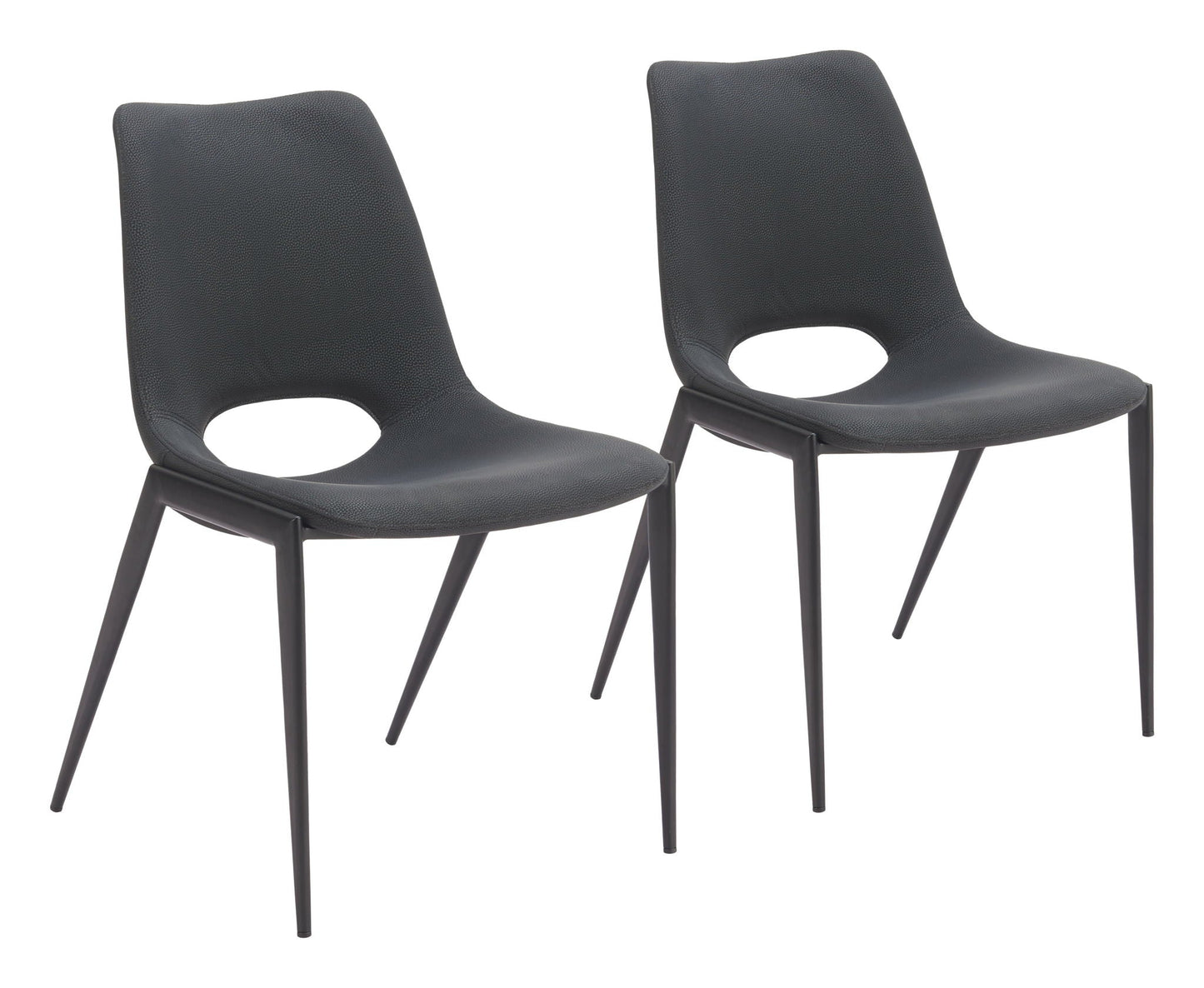 Desi - Chaise de salle à manger sans accoudoirs (ensemble de 2)