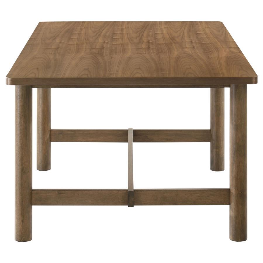 Crestmore - Table à manger rectangulaire en bois - Noyer