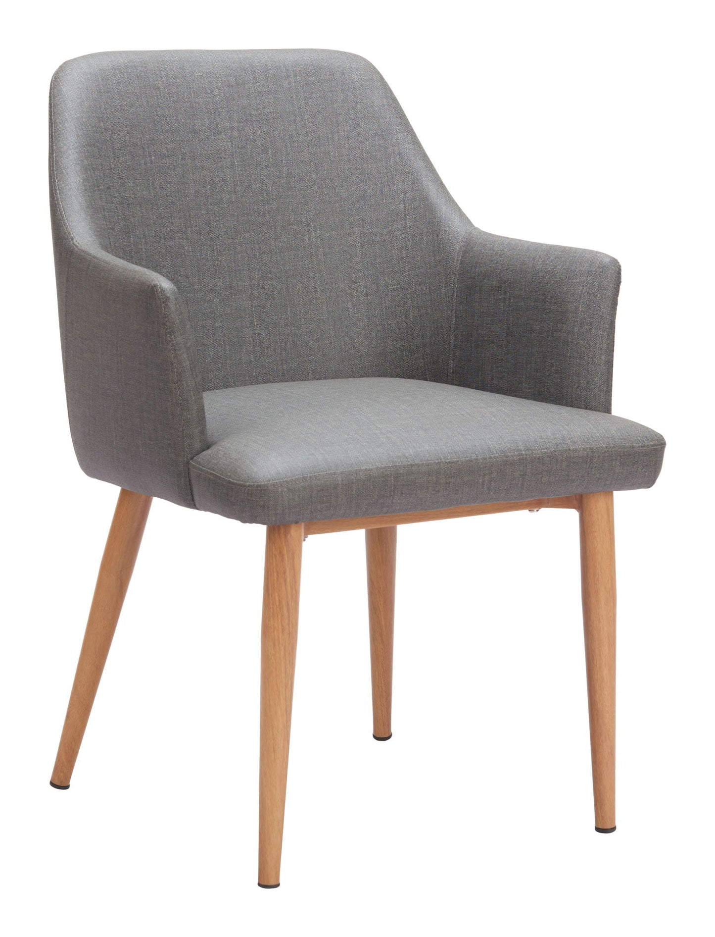 Wisom - Chaise de salle à manger (lot de 2) - Gris