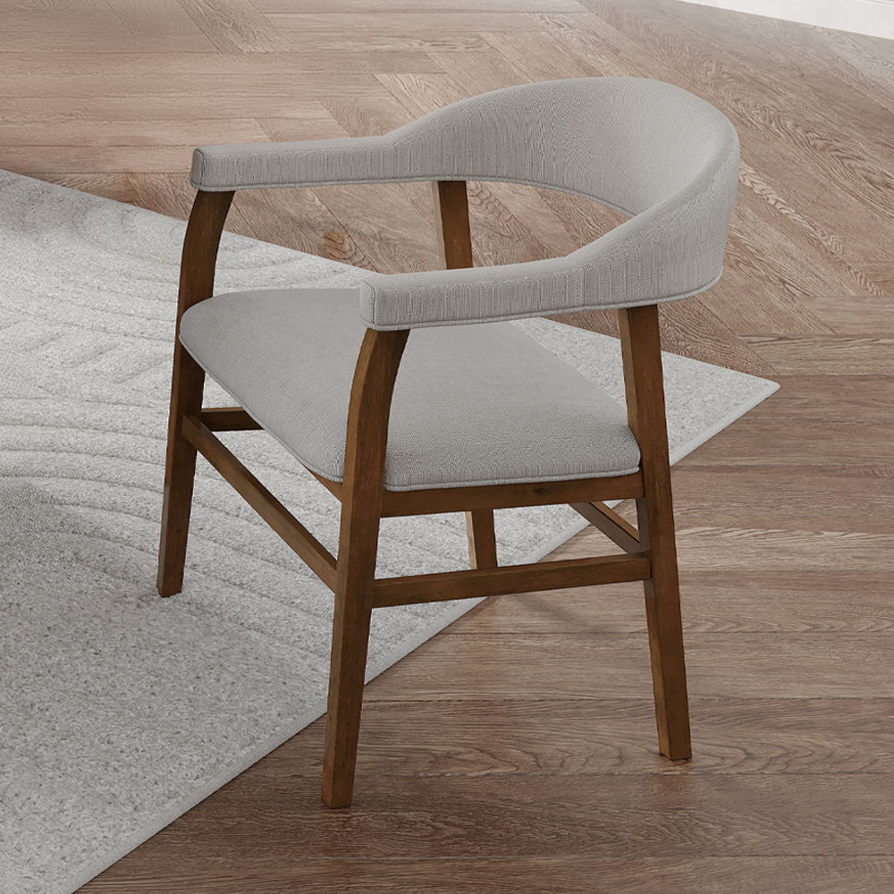 Darcy - Fauteuil (lot de 2) - Noyer foncé