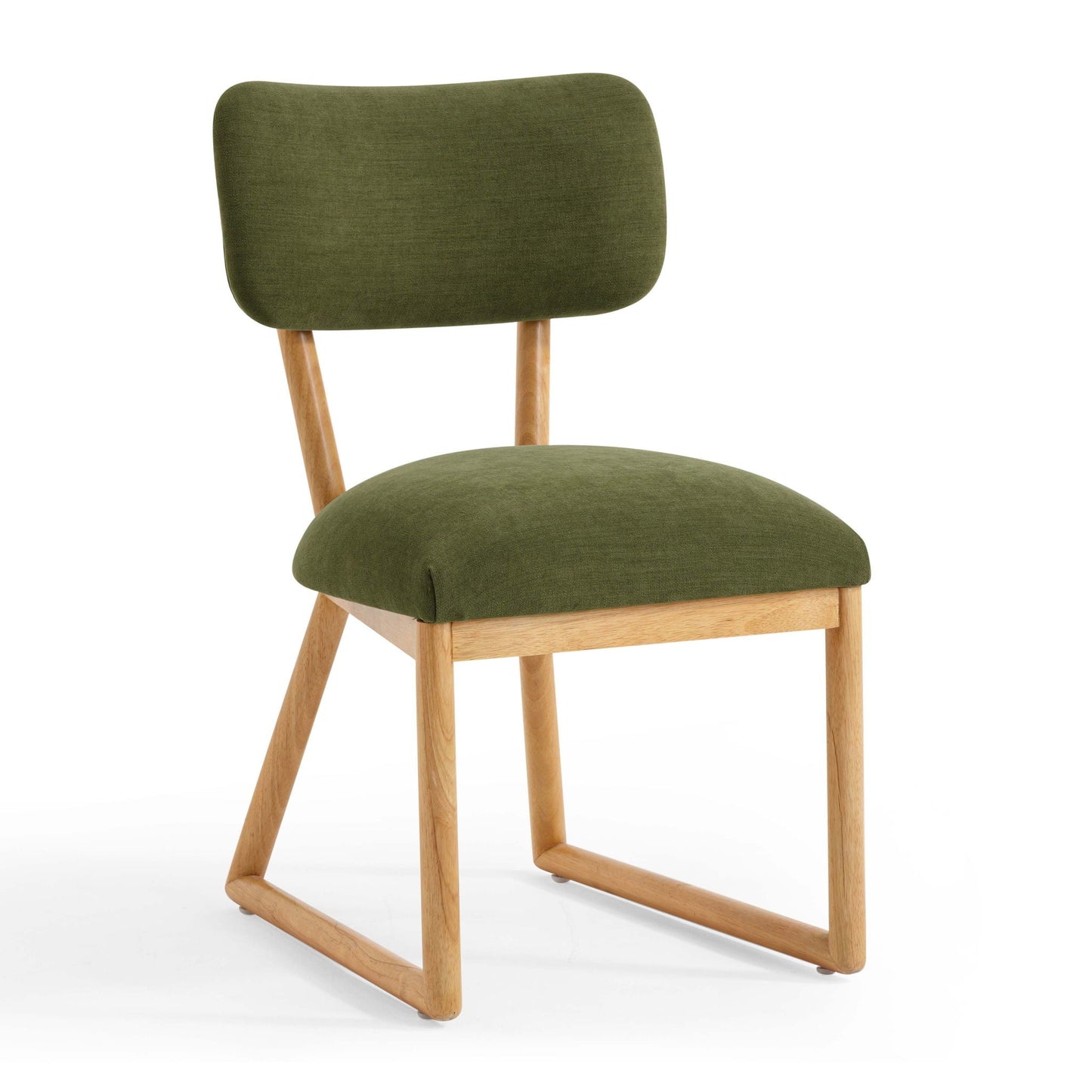 Bobbie - Chaise de salle à manger en tissu recyclé Performance