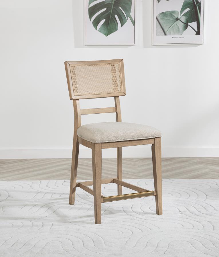 Kailani - Chaises de salle à manger en rotin tissé Radio (lot de 2) - Chêne beige