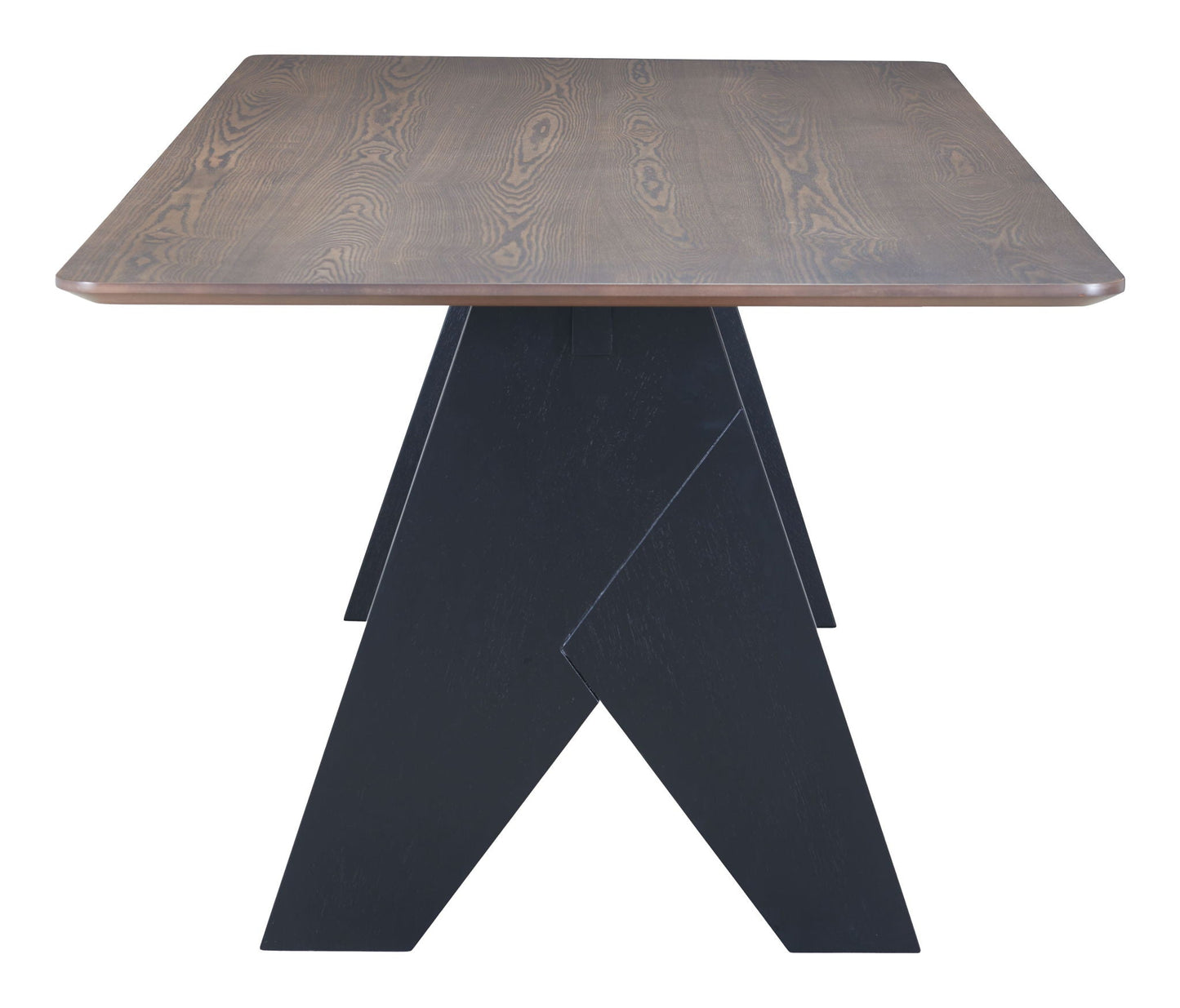 Lisse - Table à manger rectangulaire - Espresso