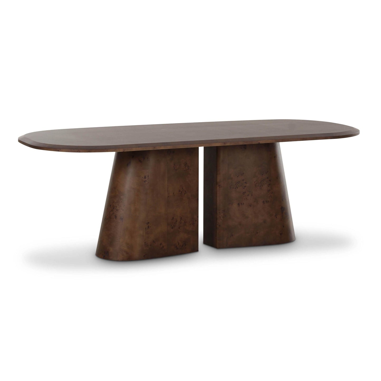 Table à manger ovale Gladyss 87 - Marron
