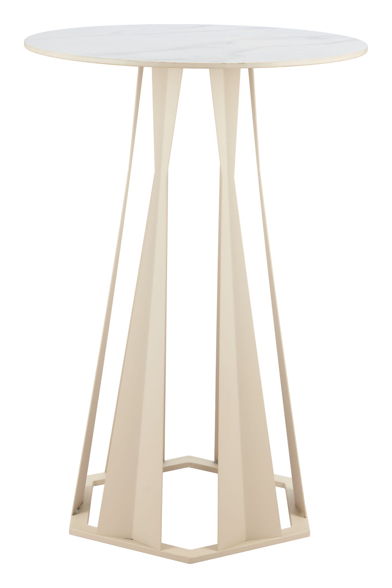 Axis - Table de bar - Blanc