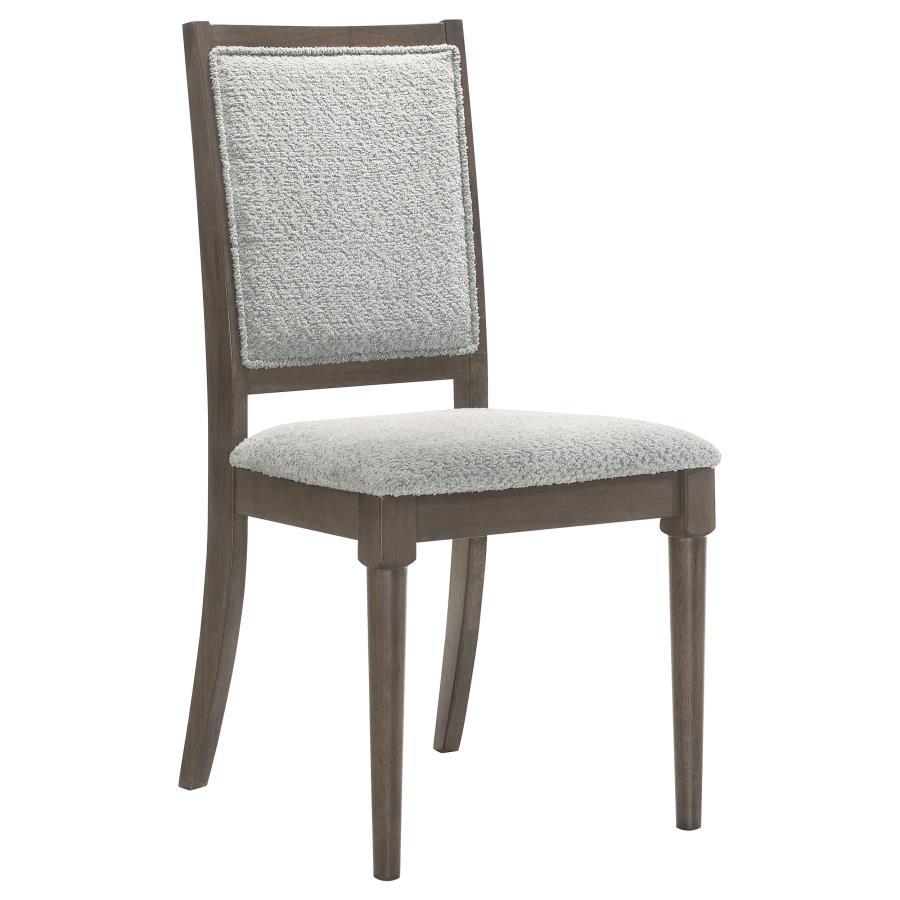 Onslow - Chaise de salle à manger rembourrée (lot de 2) - Marron foncé