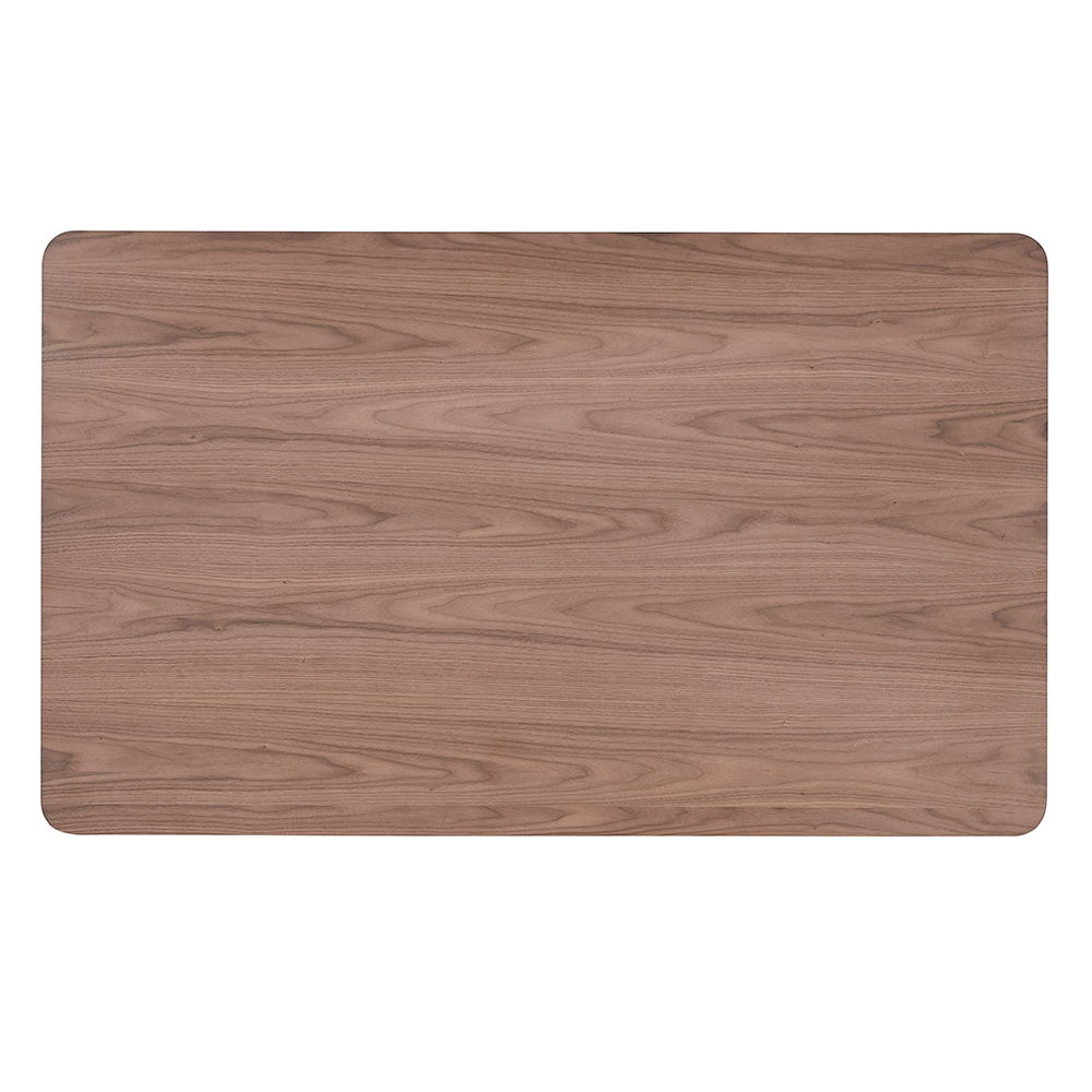 Rebi - Table à manger - Noyer et noir