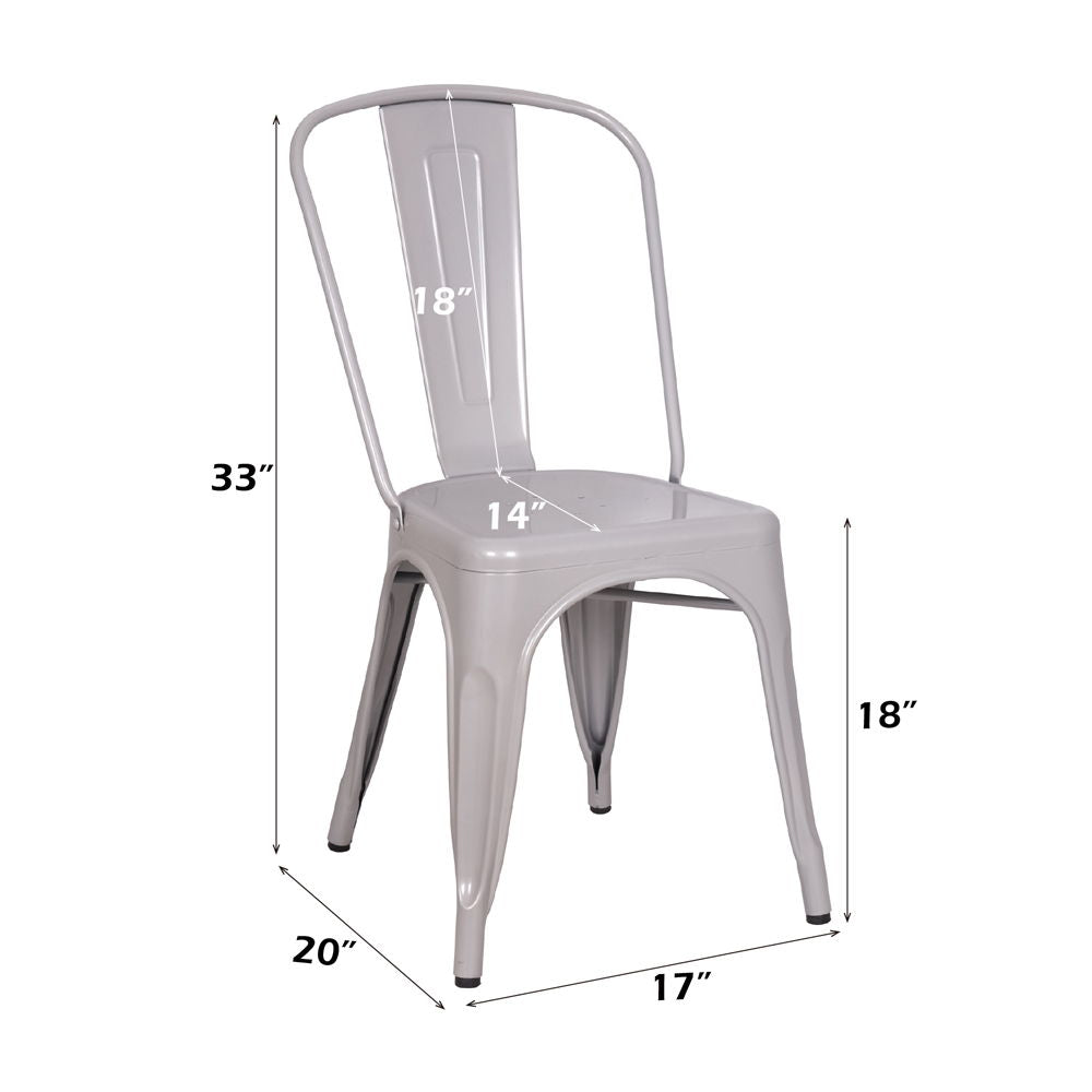 Jakia - Chaise d'appoint - Lot de 2