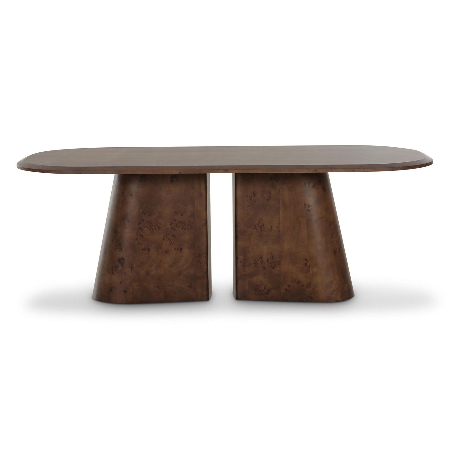 Table à manger ovale Gladyss 87 - Marron