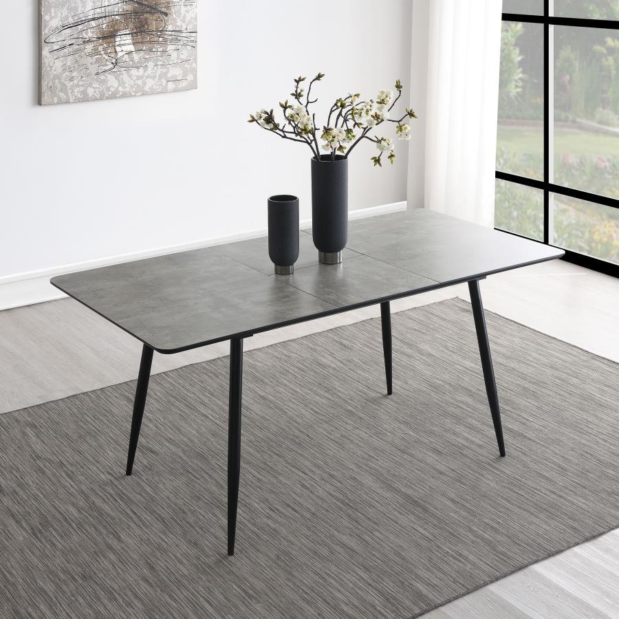 Horizon - Table à manger extensible Butterfly Leaf - Gris