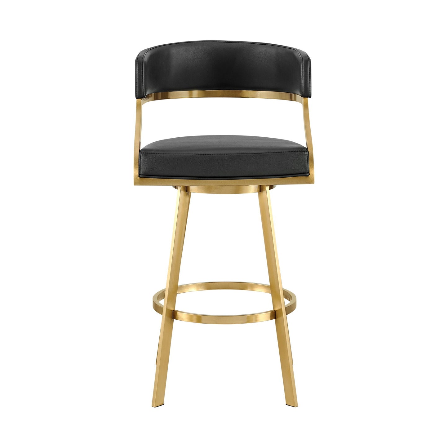 Saturn - Tabouret pivotant - Pieds dorés