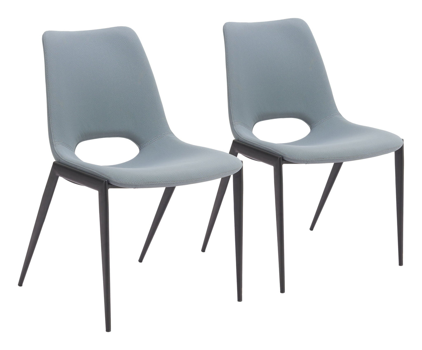 Desi - Chaise de salle à manger sans accoudoirs (ensemble de 2)
