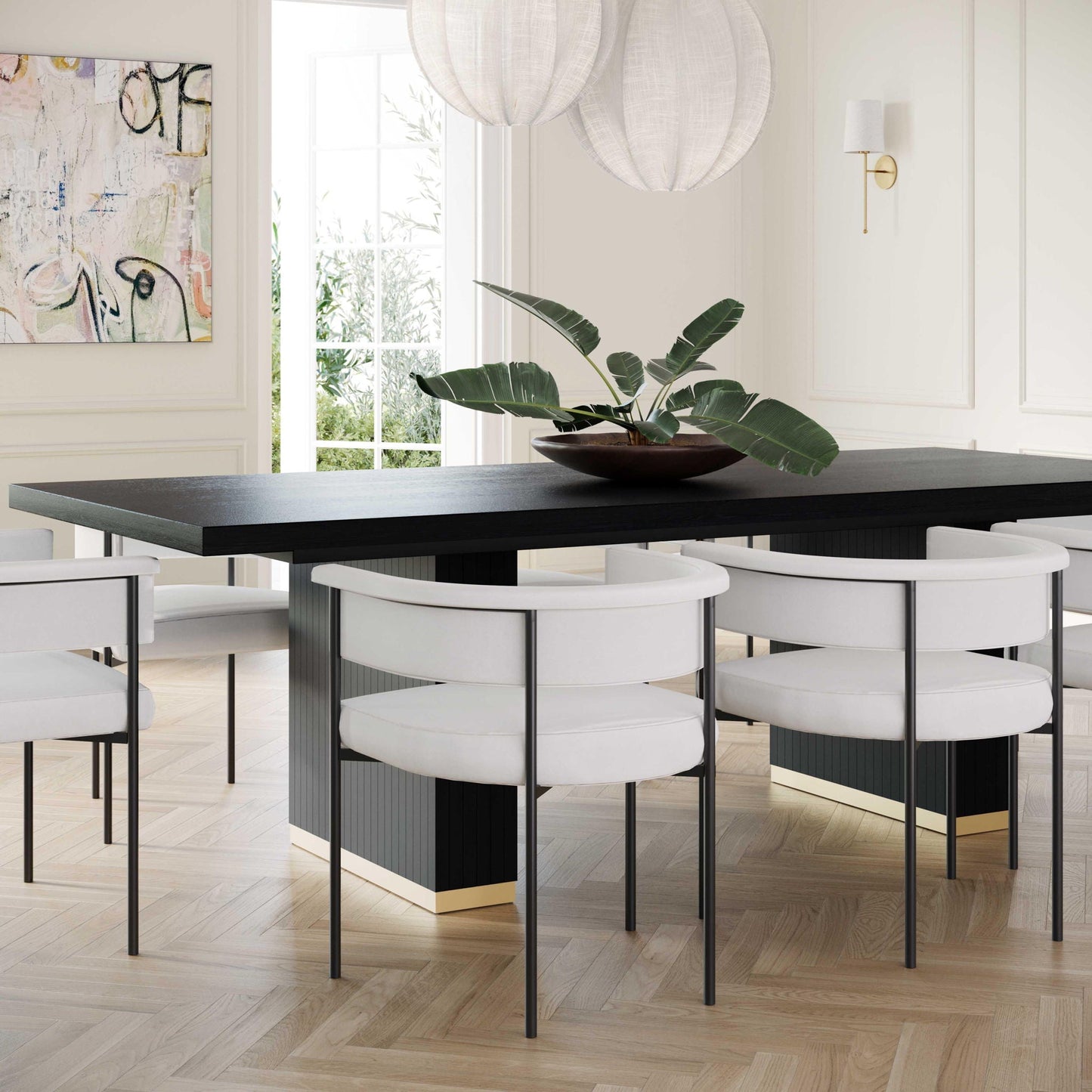 Chelsea - Table à manger rectangulaire en bois