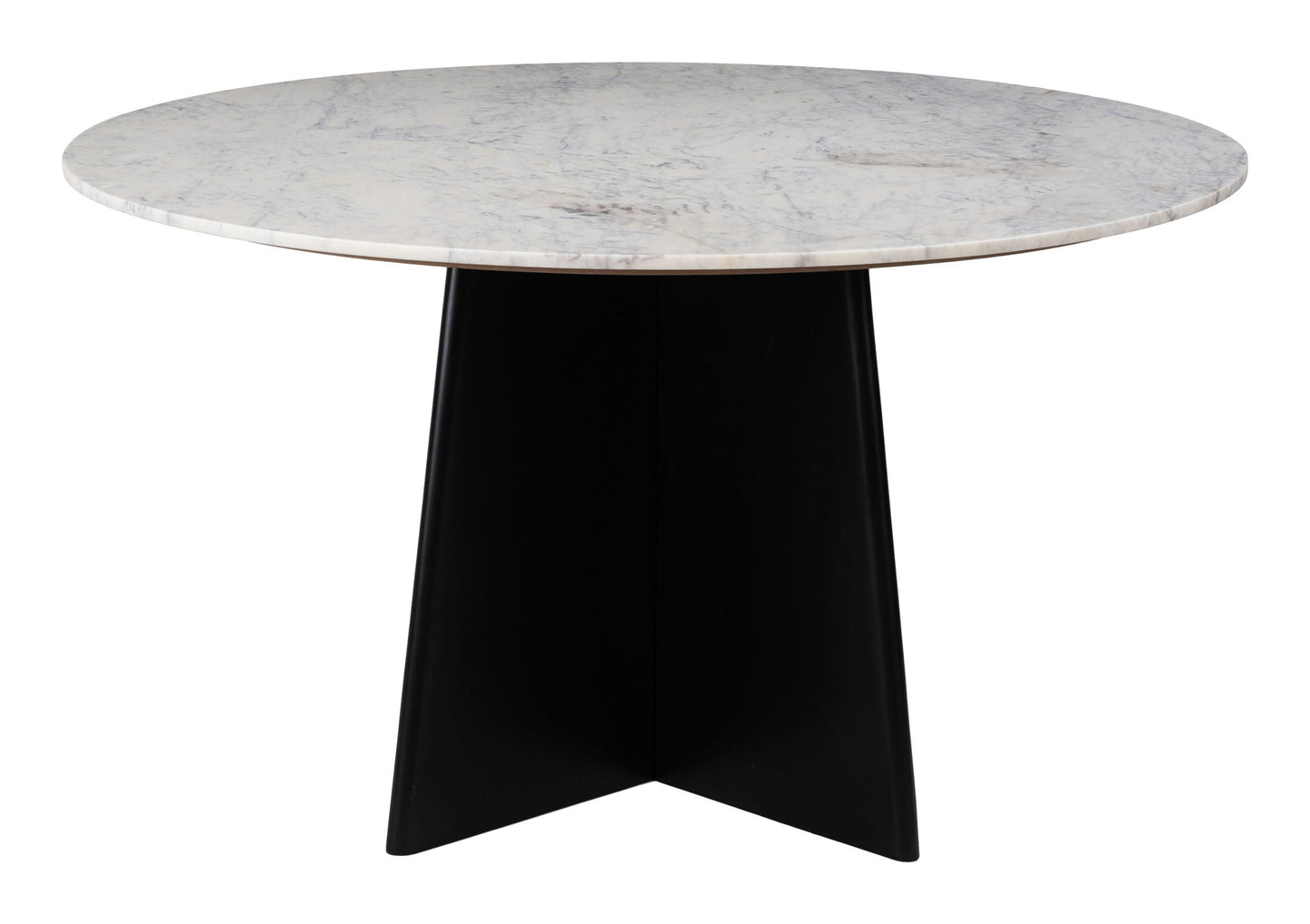 Strela - Table à manger - Blanc et noir
