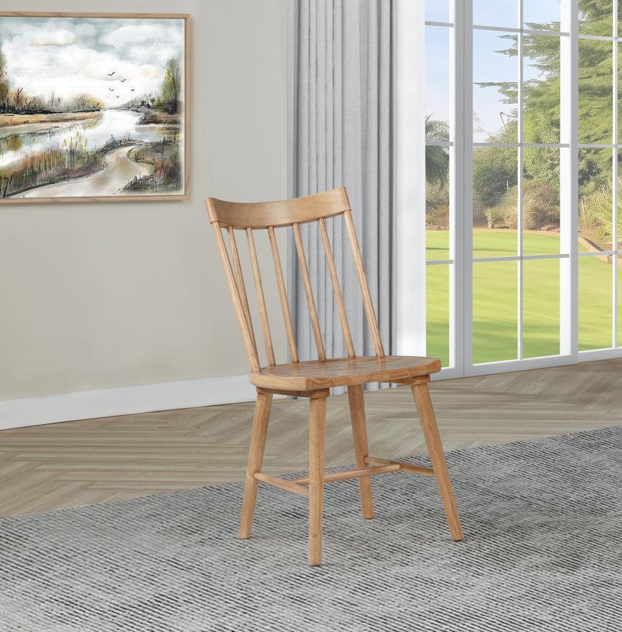 Middleton - Chaise de salle à manger en bois massif (lot de 2)