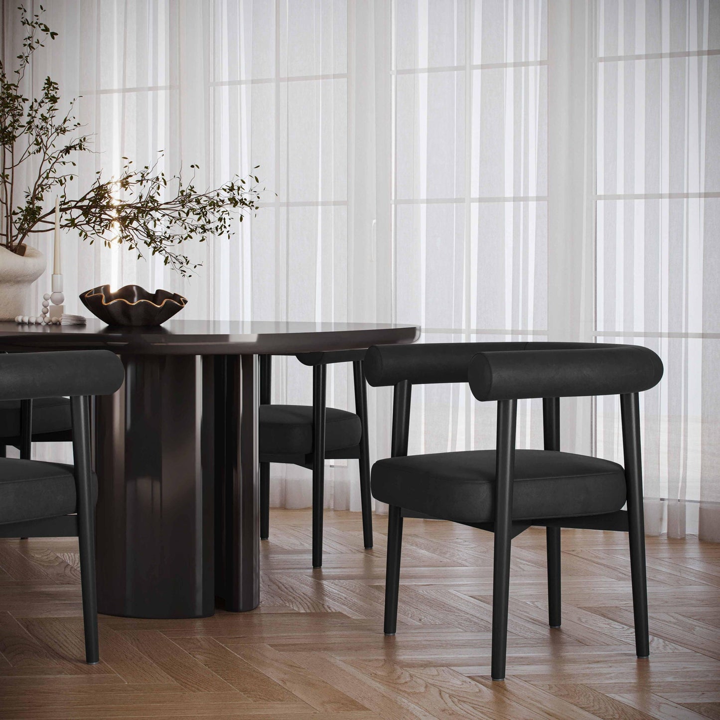 Spara - Chaise de salle à manger en similicuir