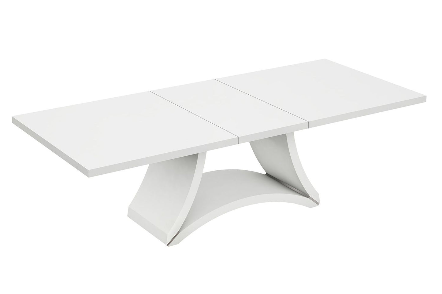 D313 - Ensemble table à manger et 6 chaises - Blanc