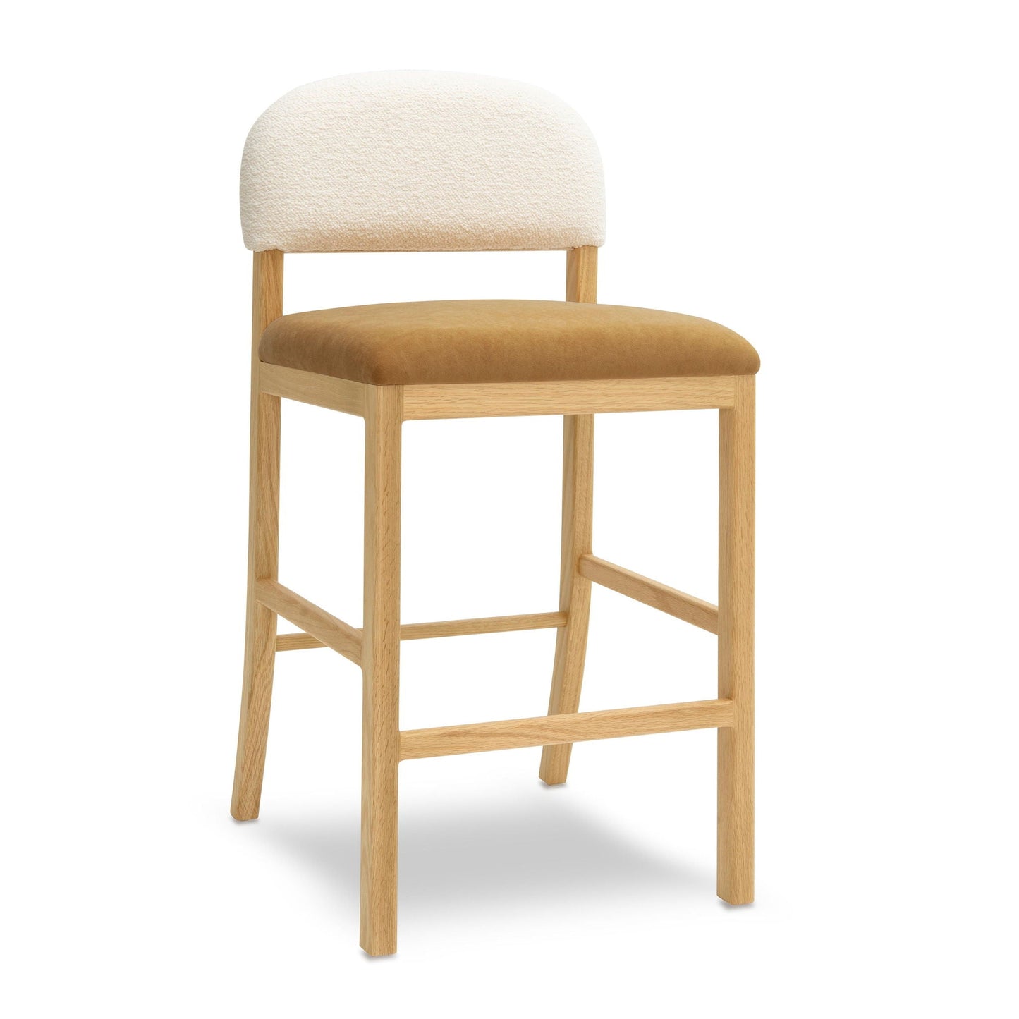 Calla - Tabouret de comptoir en velours performant