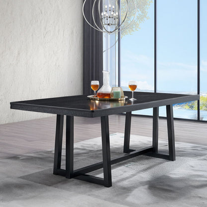 Kini - Table à manger - Noir