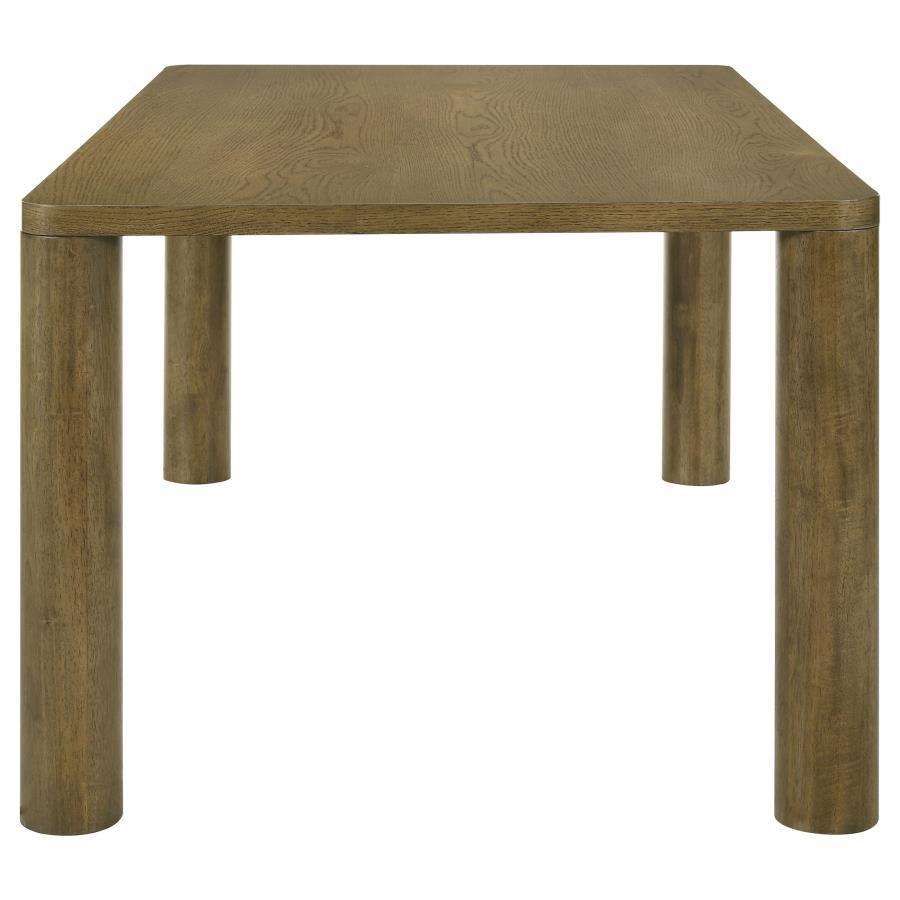 Castlewood - Table à manger rectangulaire en bois - Chêne brun