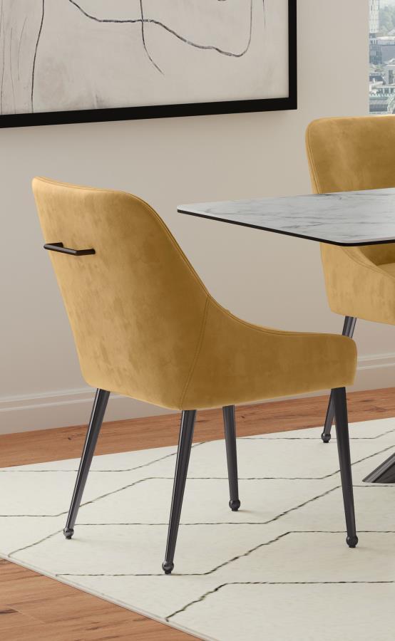 Mayette - Chaise de salle à manger rembourrée (ensemble de 2)