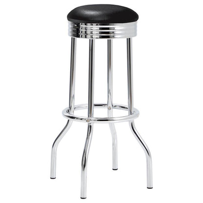 Ensemble de 3 tables de bar rondes style bistrot/pub rétro des années 1950