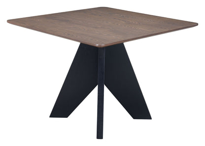 Lisse - Table à manger carrée - Espresso