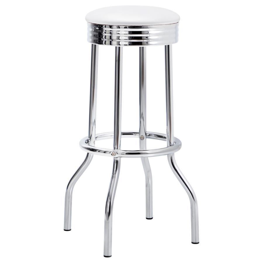 Ensemble de 3 tables de bar rondes style bistrot/pub rétro des années 1950