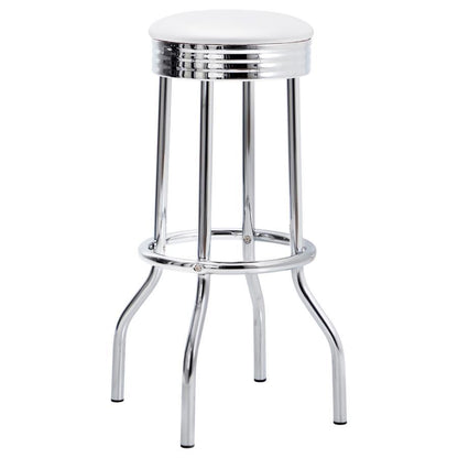Ensemble de 3 tables de bar rondes style bistrot/pub rétro des années 1950