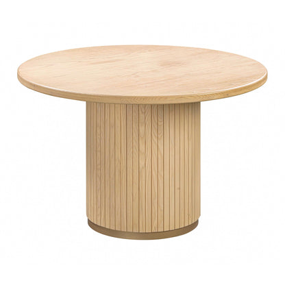 Chelsea - Table à manger ronde en bois de frêne