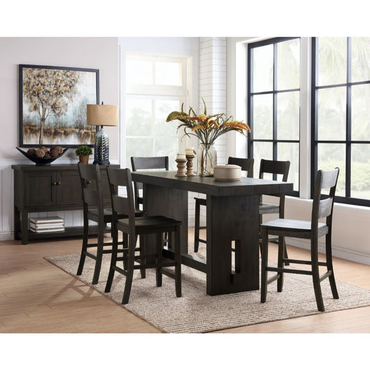 Haddie - Table de comptoir - Noyer vieilli