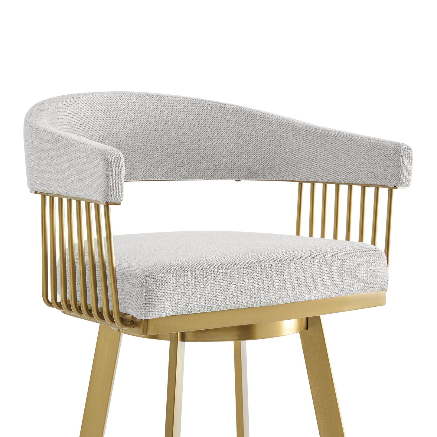 Chelsea - Tabouret pivotant en tissu