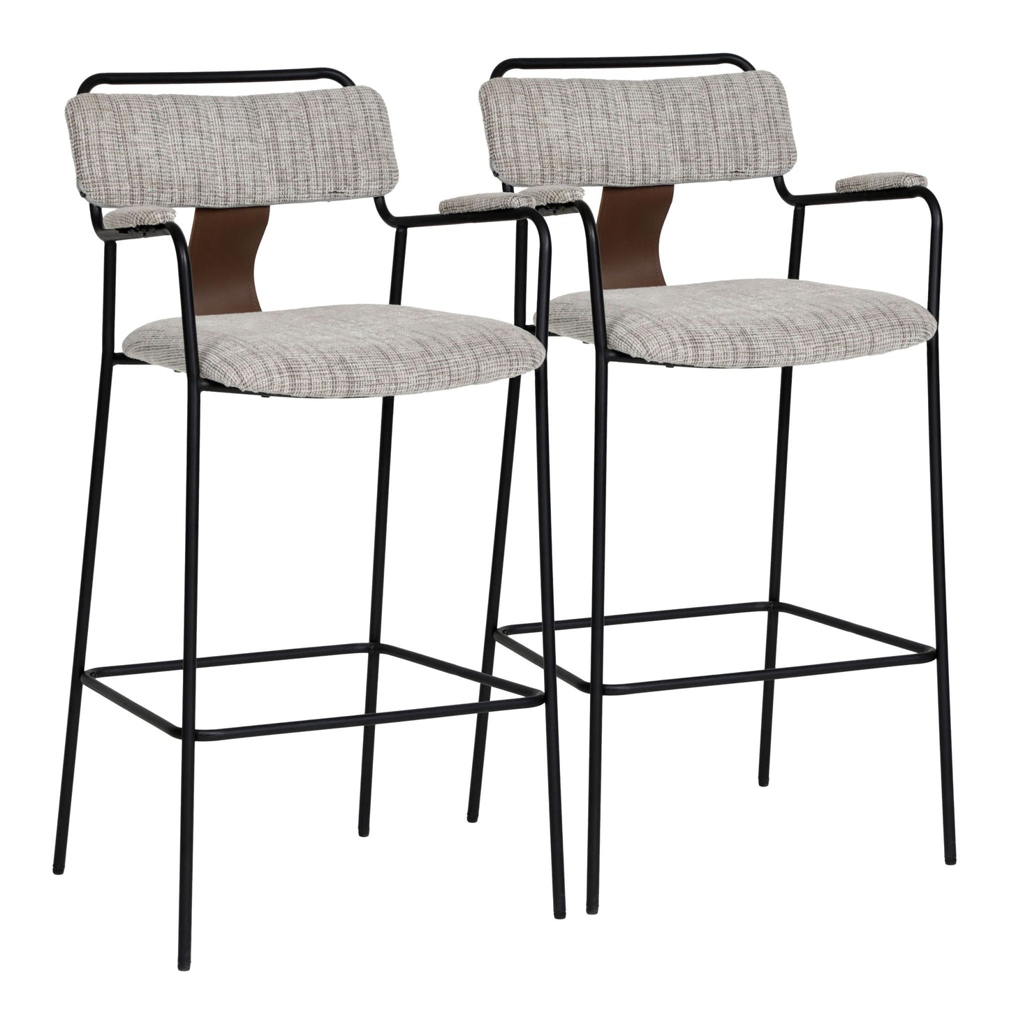Couva - Tabouret de bar (lot de 2)