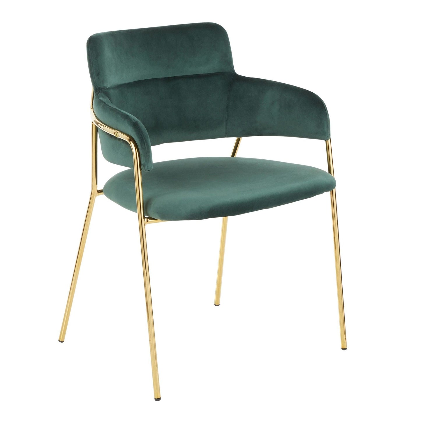 Napoli - Chaise - Métal doré (Lot de 2)