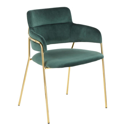 Napoli - Chaise - Métal doré (Lot de 2)