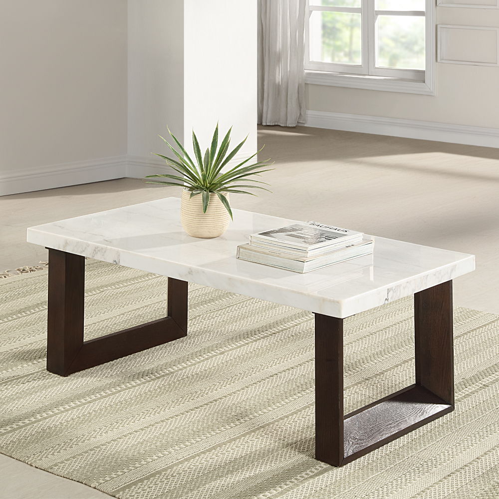 Edwyn - Table avec plateau en marbre