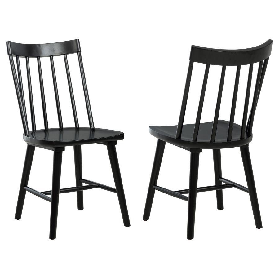 Middleton - Chaise de salle à manger en bois massif (lot de 2)