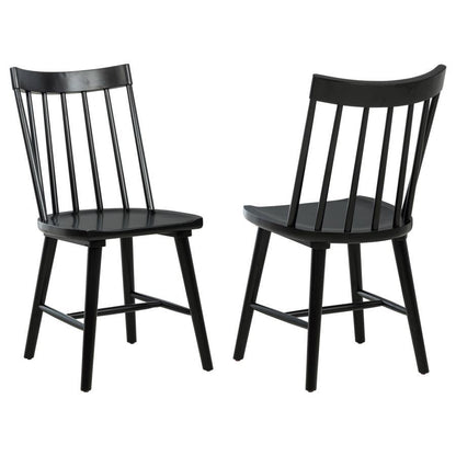 Middleton - Chaise de salle à manger en bois massif (lot de 2)