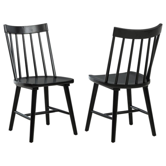 Middleton - Chaise de salle à manger en bois massif (lot de 2)
