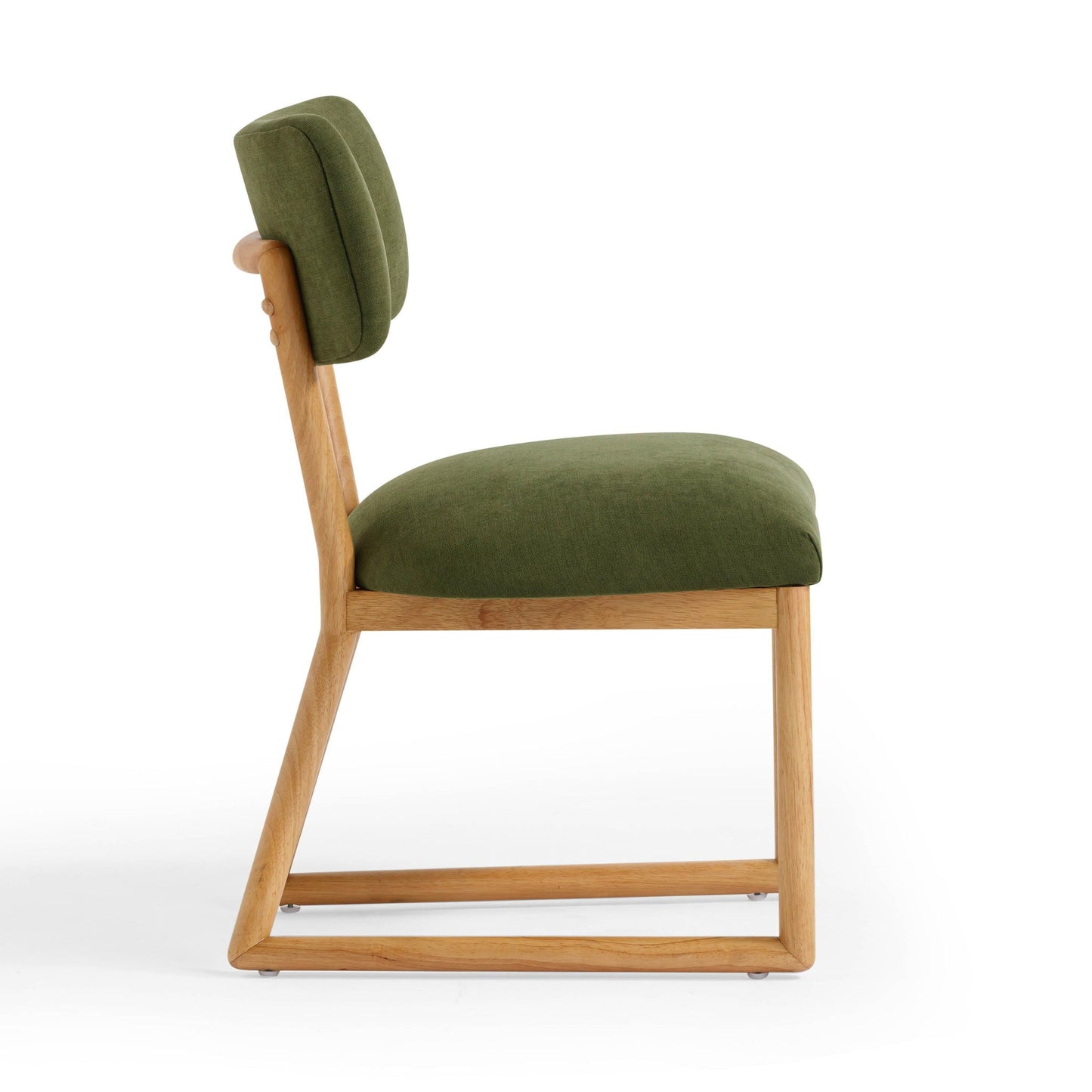 Bobbie - Chaise de salle à manger en tissu recyclé Performance