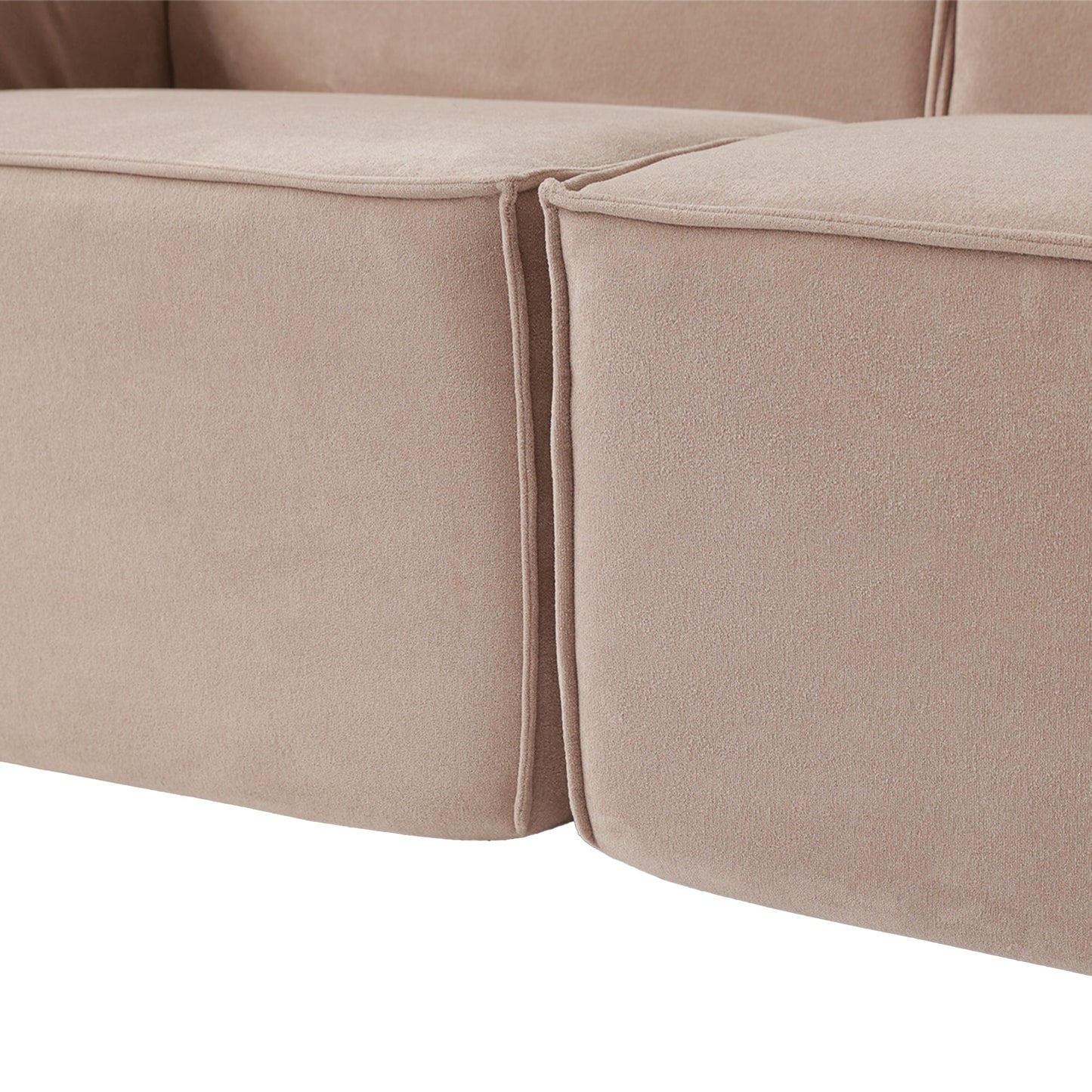 149 Cloud Sectional Couch, Huge Plus 4 Seats Modular Sofa, Modern Comfy Corduroy Couches, Sofas Furniture for Living Room