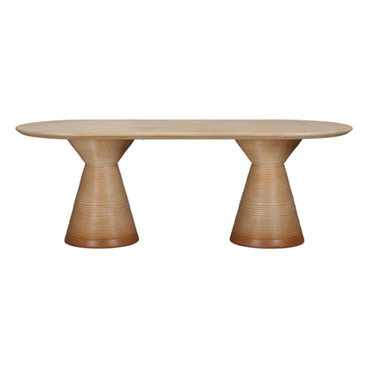 Fassa - Table à manger ovale d'intérieur/extérieur - Terre cuite