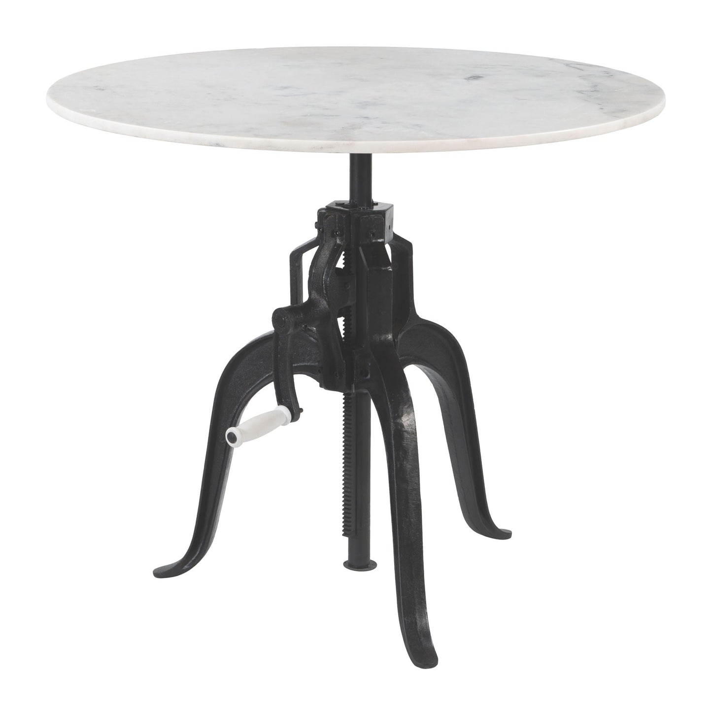 Mufid - Table de bistrot - Blanc et noir