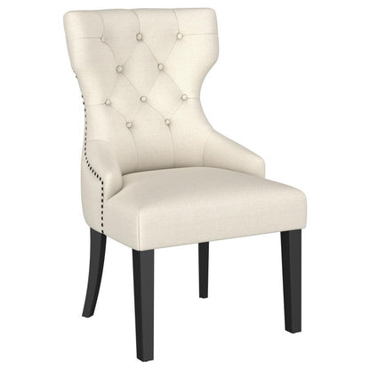 Baney - Chaise de salle à manger rembourrée en tissu