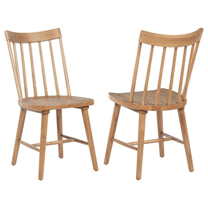 Middleton - Chaise de salle à manger en bois massif (lot de 2)