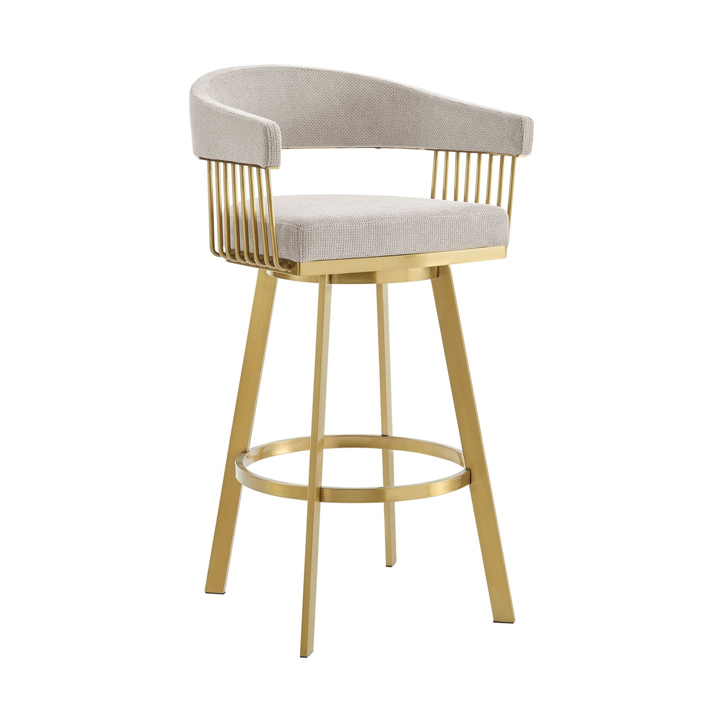 Chelsea - Tabouret pivotant en tissu